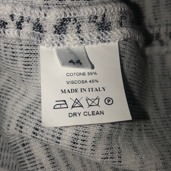 Amina Rubinacci Knit Dress Bianca Oxygen Italy - Picture 12 of 14